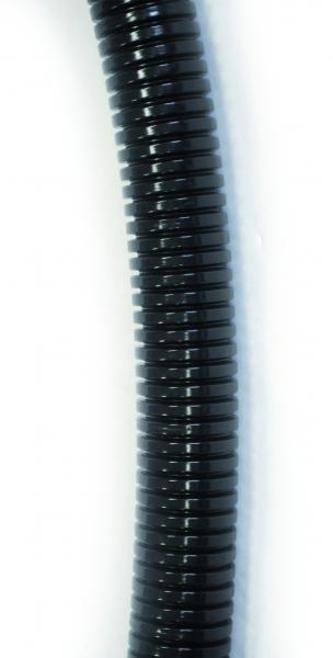 Photo Conduit CAPRILOK Standard - taille 16 - polyamide 6 noir - amagntique - rsistant aux UV - crasement 375 N - plage de temprature -40C  +120C | Ref : CAP671607    