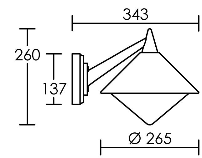 Vignette 3 produit Ref : 1889 | SIRIO - Applique Mur Ext. IP43 IK08, blanc, E27 75W max., lampe non incl.