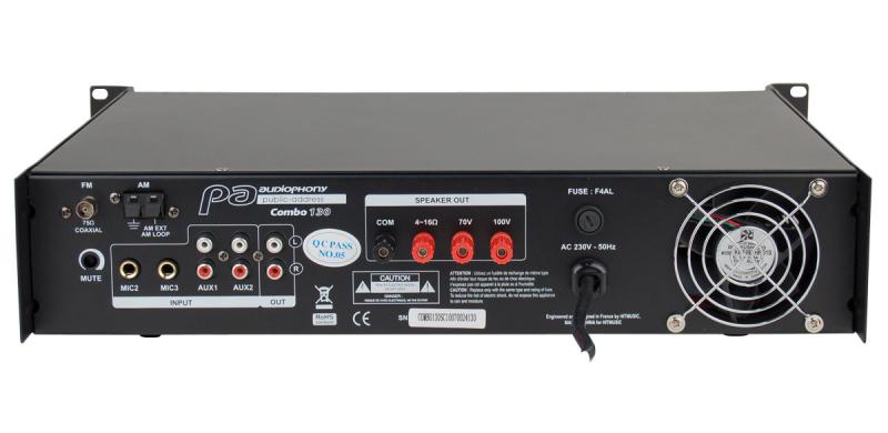 Vignette 2 produit AMPLI/TUNER 130W MIXER USB/SD LIGNE 100V | Ref : 9750
