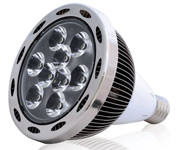 Photo Lampe LED 9x2W - PAR 38 E27 240V 3000K | Ref : EDLEDES18/30
