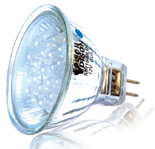 Photo Lampe LED 1.3W - Bleu 240V GU10 50000h | Ref : EDLEDGU10/BL 