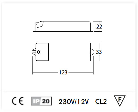 Vignette 3 produit Ref : LX39064 | Transformateur lectronique pour rail TBT20/70