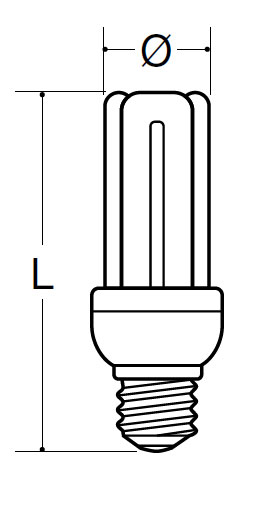 Vignette 3 produit Ref : EDT15BC/84 | Lampe tube 15W - B22 840 10000h T