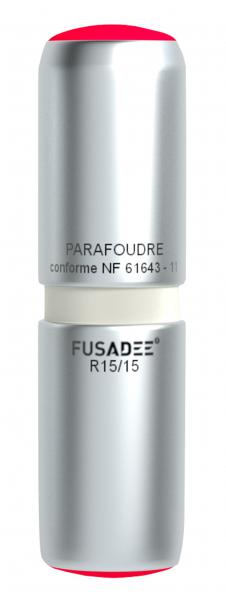 Photo FUSADEE cartouche parafoudre Premium 45kW 15x54 rouge Up = 0,8kV | Ref : FUSADR15/15  