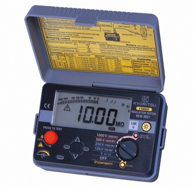 Photo MESUREUR D'ISOLEMENT ET DE CONTINUITE NUMERIQUE AVEC BARGRAPHE | Ref : K3021        