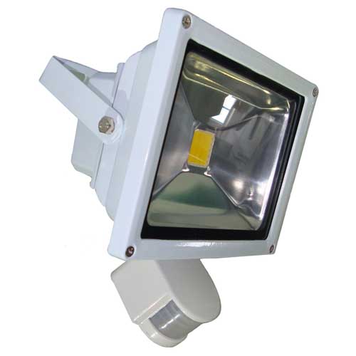 Photo Projecteur LED avec detecteur 50W Finiti | Ref : BLPFL50W1DB-NW