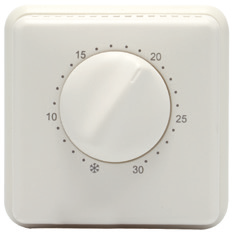 Photo Thermostat d'ambiance Ip 30, pouvoir de coupure 10A, 250V | Ref : 400310