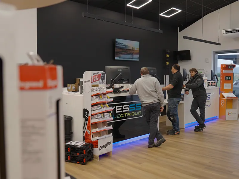 Int�rieur d'une YESSS ELECTRIQUE