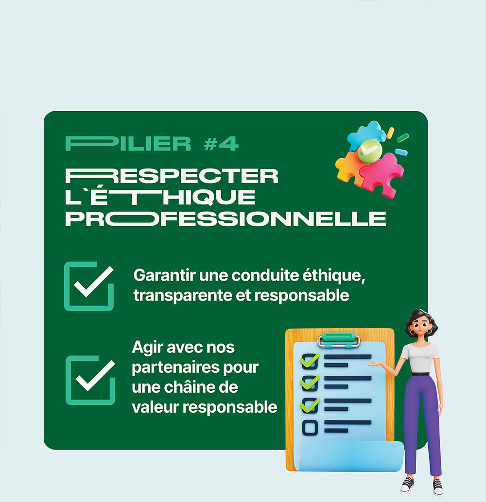 pilier respecter l'�thique professionnelle