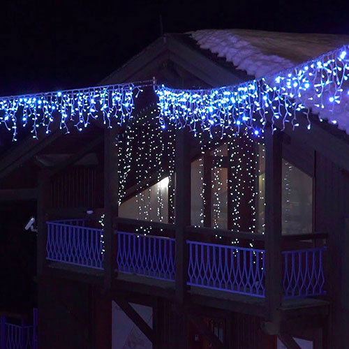 Guirlande de Nol led rideaux