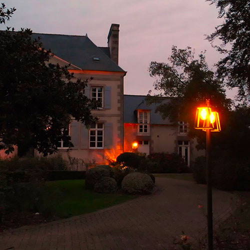 Lampadaire ext�rieur vintage