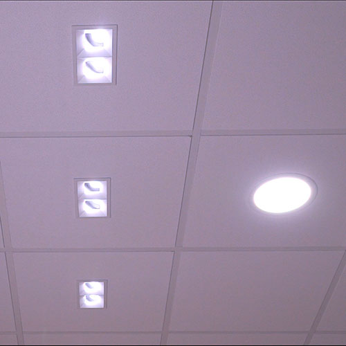 Spot encastrable blanc orientable