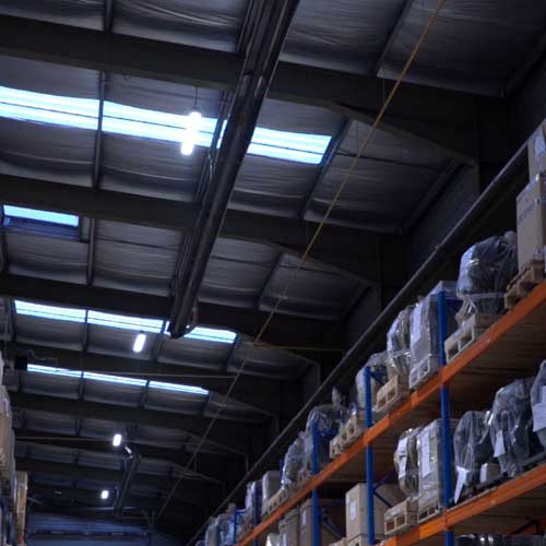 Eclairage d'un entrept