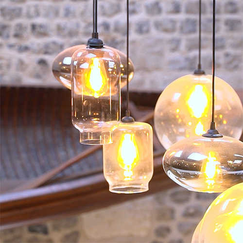 Ampoule Led vintage de forme edison avec un allumage instantan.