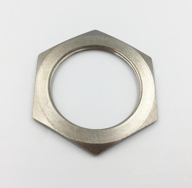 Photo Ecrou - ISO 16 - laiton nickel | Ref : CAP221694    
