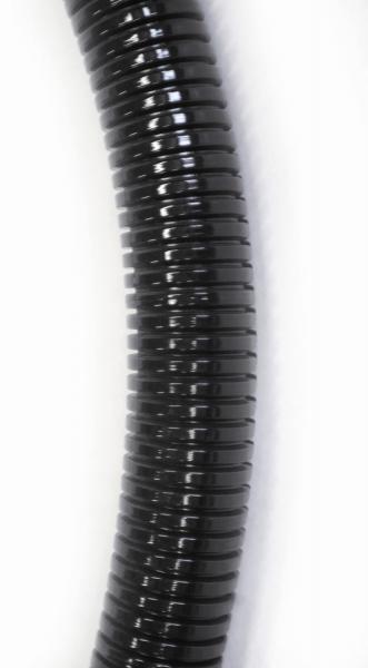 Photo Conduit CAPRILOK Renforc - taille 16 - polyamide 6 noir - amagntique - rsistant aux UV - crasement 600 N - plage de temprature -40C  +120C | Ref : CAP671697    