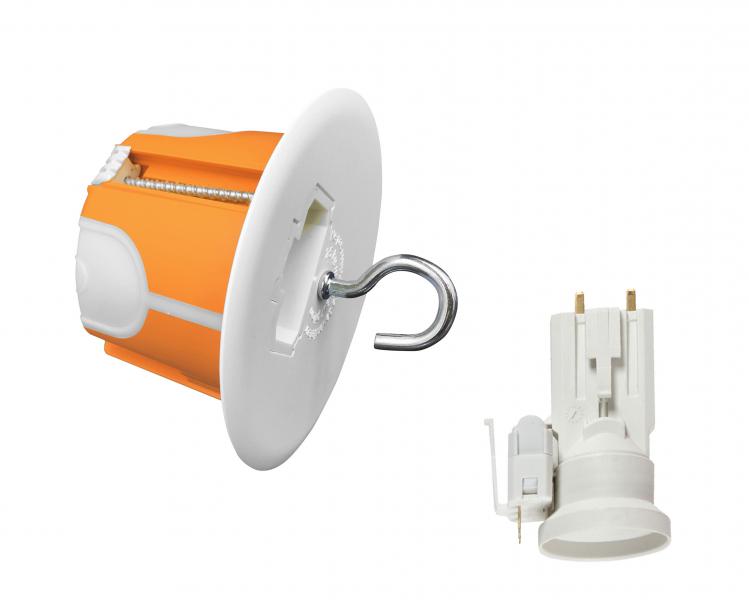 Photo Boite BBC pour cloisons sches CAPRITHERM+ Point de centre DCL H50 + douille & fiche | Ref : CAP723552