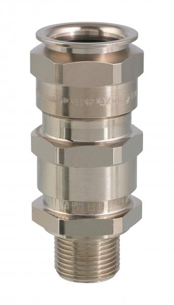 Photo Presse-toupe ADE 5F NPT 3/4&quot; n06 en laiton nickel | Ref : CAP858774V1