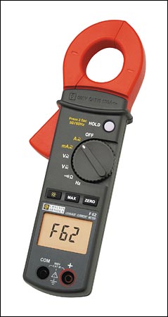 Photo Pince amp�rem�trique de courant de fuite F62 | Ref : P01120760