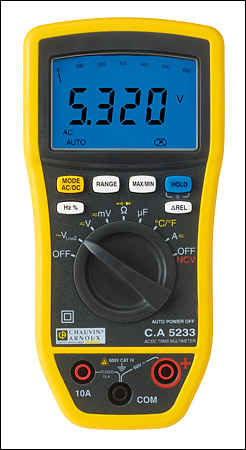 Photo Multimtre numrique True RMS C.A 5233 | Ref : P01196733