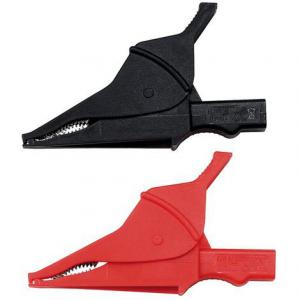 CHAUVIN ARNOUX Jeu de deux pinces crocodiles (1 rouge / P01295457Z