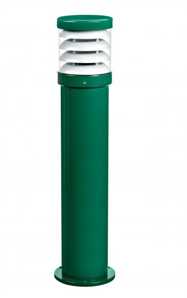 Photo POLO - Borne Ext. IP65 IK07, vert, E27 70W max., lampe non incl., haut.70cm | Ref : 3127