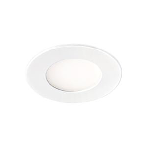 Photo FLAT LED - Encastré plat, rond, fixe, blanc, 110°, LED intég. 5W 3000K 350lm | Ref : 50459