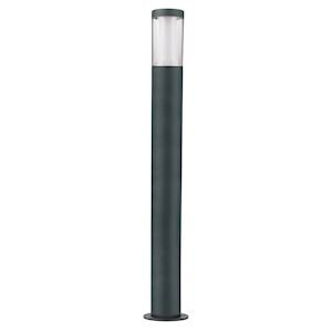 Photo SAXO - Borne 100cm Ext. IP55 IK08, graphite, LED intég. 8W 3000K 420lm, dimmable | Ref : 50562