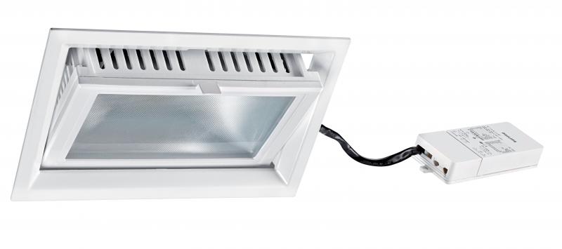 Photo METROPOLIS - Downlight, rectgl, bascul., 70, LED intg. 30W 4200K 2500lm | Ref : 50087
