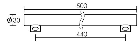 Vignette 3 produit Ref : 2872 | Lampe culots lat. S14S 500MM LED 8W 2700K 640lm, Cl.nerg.A+, 35000H