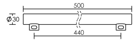 Vignette 3 produit Ref : 2872 | Lampe culots lat. S14S 500MM LED 8W 2700K 640lm, Cl.nerg.A+, 35000H