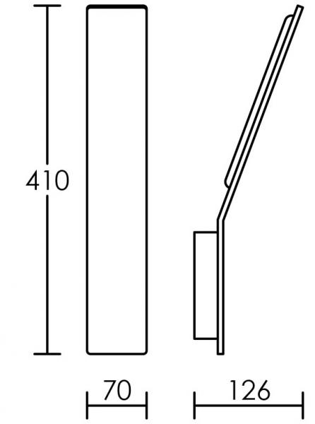 Vignette 3 produit Ref : 50164 | MOOREA - Applique Mur, blanc, LED intég. 8W 3000K 600lm, indirect