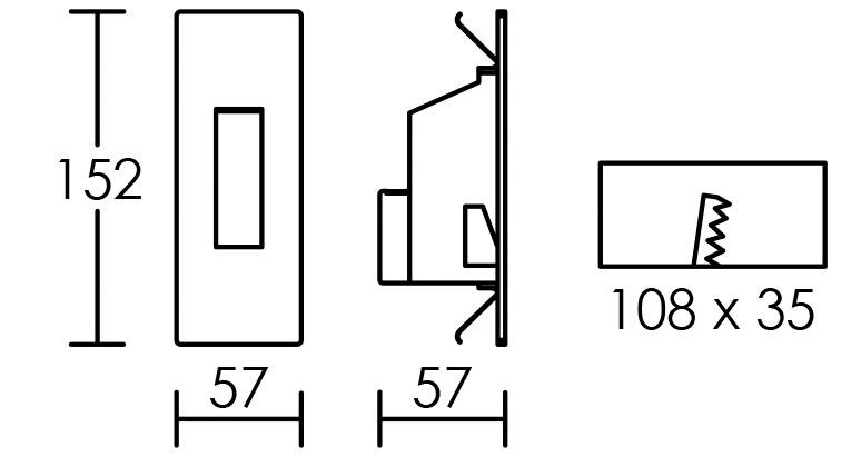 Vignette 3 produit Ref : 50234 | RUSSEL - Encastr� de mur LED