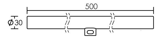 Vignette 3 produit Ref : 54011 | Lampe culot central S14D 500MM LED 8W 2700K 640lm, Cl.nerg.A+, 35000H