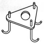 ARIC Fixation de sol pour mts mateo 2127