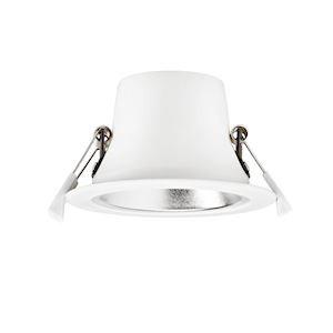 ARIC Riva - downlight ip20, 113mm, fixe, blanc, led intg.10w 50 4000k 950lm, dim 50601