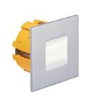 ARIC Baliz 2 - encastr mur carr, fixe, gris, led intg. 0,92w 4200k 74lm 50264
