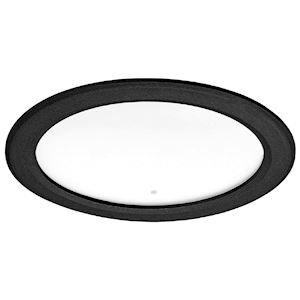 ARIC Flat-iso sensor-downlight ip20/65 recouvr., noir, 20w 2145lm 3000/4000k(cct) 51405