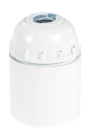 Vignette 2 produit douille e27 fil. blanc m10 | Ref : 047285