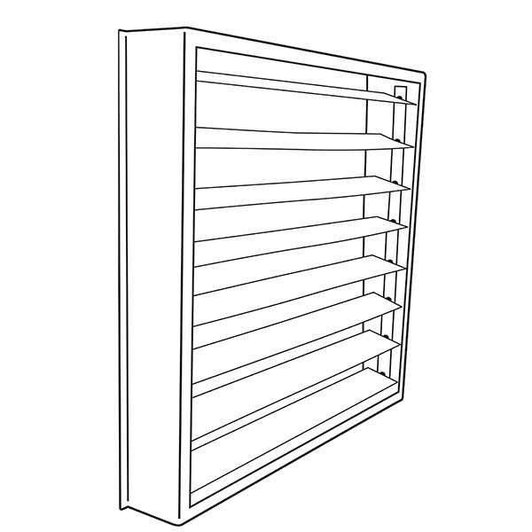 Photo Dflecteur d\'air pour arothermes SE20 et SE30 | Ref : PLR30