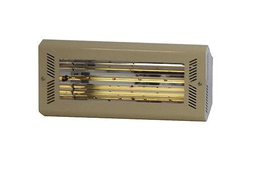 Photo Infrarouge court industriel Gris IP20 1500W avec grille de protection | Ref : IRCFC15G20