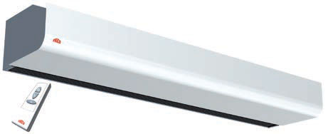 Photo Rideau d\'air Compact lectrique 8kW longueur 1 m. dbit d\'air 1800 m3/h | Ref : PA2215CE08