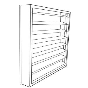 FRICO Dflecteur d\'air pour arothermes se20 et se30 PLR30