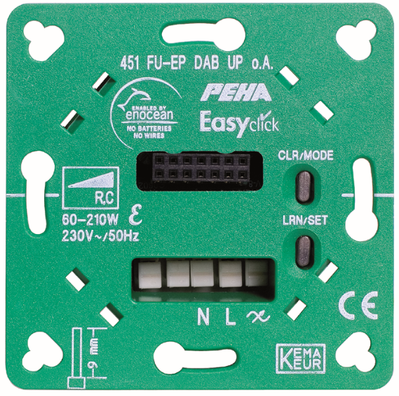 Photo INTERRUPTEUR RECEPTEUR ENCASTRABLE FONCT | Ref : D451FUEPDABUPOA