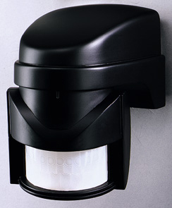 Photo DETECTEUR 140 IP44 NOIR SPECTRA | Ref : L210SBLK