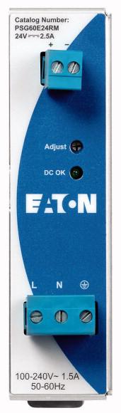 Photo Bloc d�alimentation, monophas�, 100-240VAC/24VDC, 2,5A | Ref : 000172891