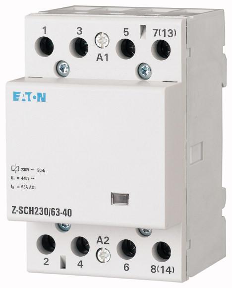 Contacteur Modulaire 4P GYHC-63 - 2NO 2NC 230V 50Hz - Pour Tableaux Électriques Et Automatisme