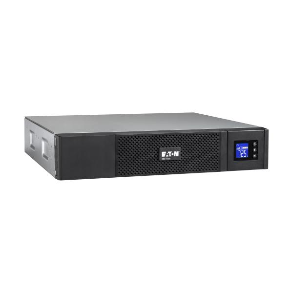 Photo Protection des baies réseaux (Wall Box) et serveurs entrée de gamme, Onduleur 5SC, 1500VA, 1050W, line-interactive, format rack 2U, 12 mins à 50% de charge, entrée C14, sortie 8 (C13), écran LCD, garantie 2 ans, carte réseau en option | Ref : 5SC1500IR