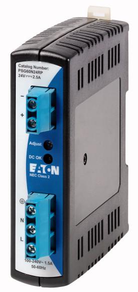 Vignette 2 produit Bloc dalimentation, monophas, 100-240VAC/24VDC, 2,5A | Ref : 000172890