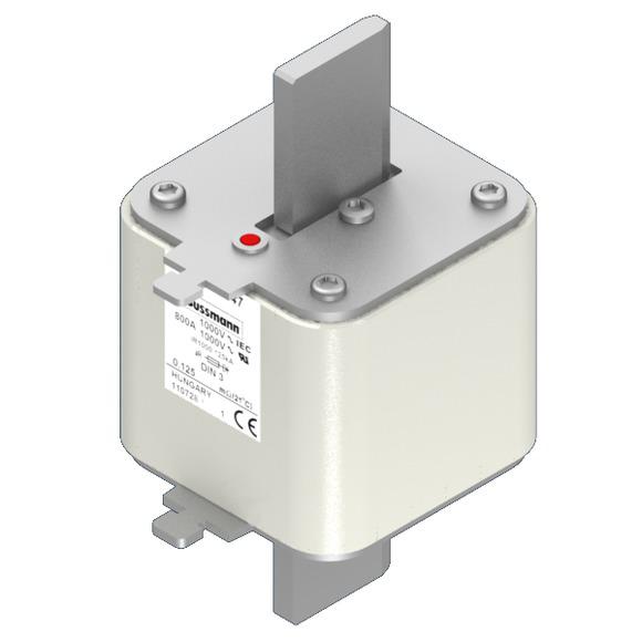 Vignette 2 produit FUSE 800A 1000V DIN 3 AR UR | Ref : 170M8647